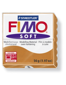Полимерна глина Fimo Soft коняк