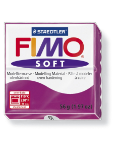 Полимерна глина Fimo Soft пурпурен