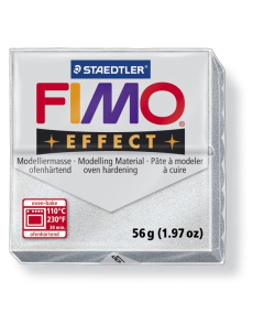 Полимерна глина Fimo Effect сребрист