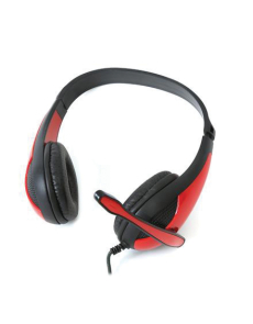 Стерео слушалки с микрофон Freestyle FH4008, червени