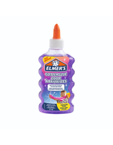 Течно лепило Elmer's Glitter Glue, 177ml, лилаво