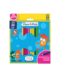 Цветни моливи Papermate Kids Colouring, 24 цвята