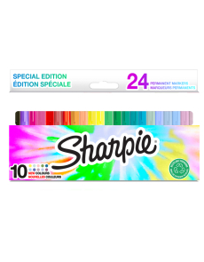Комплект перманентни маркери Sharpie, F, 24 цвята