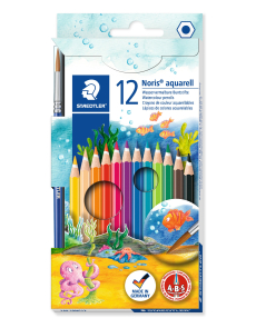 Цветни моливи Staedtler NC Aquarell 144, 12 цвята
