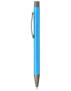 Химикалка Oslo, метална, с механизъм, синя