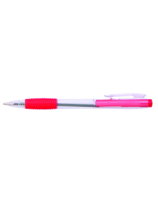 Химикалка с механизъм Office Products, 0,5 mm, червена