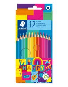 Цветни моливи Staedtler Happy 146, 12 цвята
