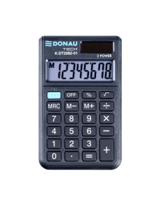 Джобен калкулатор Donau Tech 2082, 8 разр., черен
