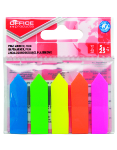 Самозалепващи листчета OP Page Marker, 5 цвята, стрелка