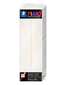 Полимерна глина Staedtler Fimo Prof, 454 g, бял