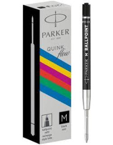 Пълнител Parker за химикалка, пластм, оп.20, черен m