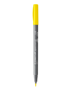 Флумастер Staedtler Pigment Brush 371, жълт 1