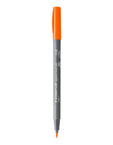 Флумастер Staedtler Pigment Brush 371, оранжев 4