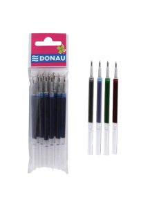 Пълнител Donau гел 0.5mm за Химикалка с механ,син, опаковка 10