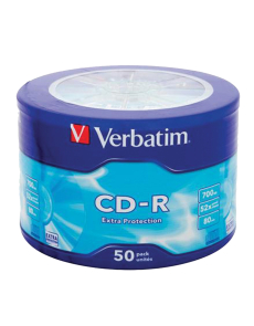 CD-R Verbatim Extra Protect 700MB, 52x опаковка 50 шпиндел