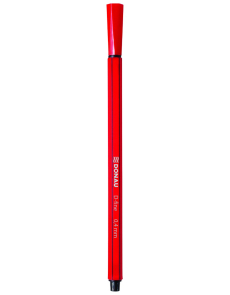 Тънкописец Donau D-fine, 0.4mm, червен