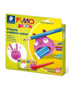 Комплект глина Staedtler Fimo Kids, 2x42g,Rubber eater