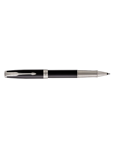 Ролер Parker Royal Rollerball Sonnet Premium Lacquered Black CT