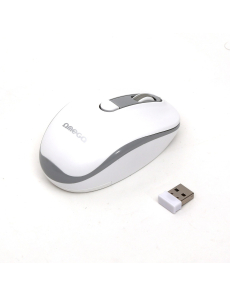 Безжична мишка Omega OM-220W, бяла/сива