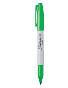 Перманентен маркер Sharpie, F, зелен