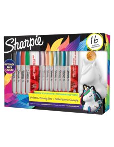 Комплект Sharpie Unicorn, 16 цвята + касичка