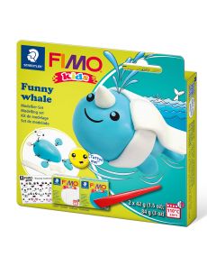 Комплект глина Staedtler Fimo Kids, 2x42g, Whale
