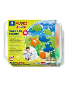 Комплект глина Fimo Kids Tool Box, 4x42g, Sealife