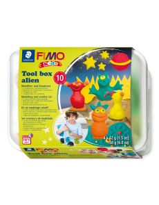 Комплект глина Fimo Kids Tool Box, 4x42g, Alien