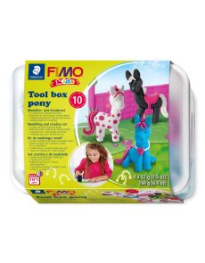 Комплект глина Fimo Kids Tool Box, 4x42g, Pony