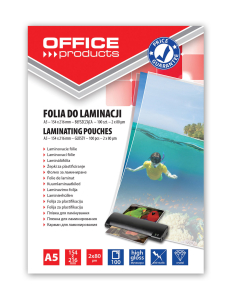 Фолио за ламиниране OP А5,154x216mm,80микрона опаковка 100