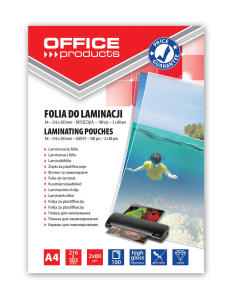 Фолио за ламиниране OP А4, 216x303mm,80микрона опаковка 100
