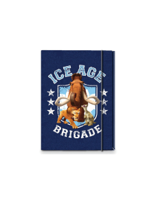 Папка с ластик A4, 1 cm, ice age