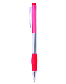 Химикалка с механизъм Office Products, 0,5 mm, червена
