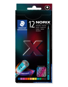 Цветни моливи Staedtler Norix 186, 12 цвята
