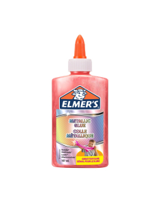 Течно лепило Elmer's Metallic Glue, 147 ml, розово