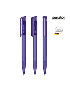 Химикалка Senator Super Hit Frosted 2244, прозрачно лилав 267