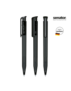 Химикалка Senator Super Hit Frosted 2244, прозрачно черен