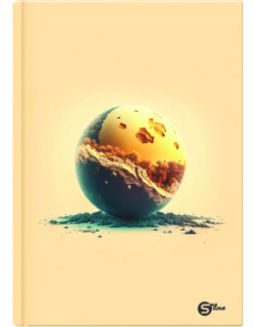 Бележник Street, А6, редове, 100 листа, твърди корици, 231876