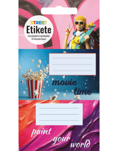 Етикети за тетрадка Street Teen Girls, оп.10