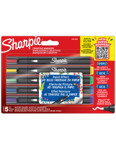 Компплект маркери Sharpie Acrylic, 5 цвята, блистер,стандартни цветове