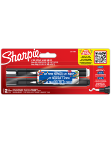 Комплект маркери Sharpie Acrylic, 2 цвята, блистер