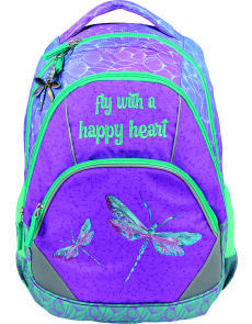 Ергономична раница Street Soft Dragonflies, 31x41x17.5 cm