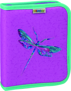 Несесер Dragonfly, 1 цип, 2 прегради, празен,16.5x20.5x4.5