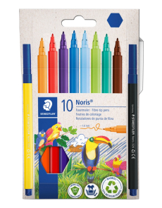 Флумастри Staedtler Noris 326, 10 цвята