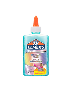 Течно лепило Elmer's Metallic Glue, 147 ml, син