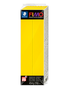 Полимерна глина Staedtler Fimo Prof, 454 g, жълт