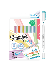 Двувърхи маркери Sharpie S-note, 8 цвята
