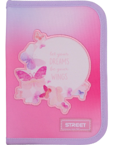 Несесер Street Buterfly, 1 цип, 2 прегради, 21x4x14cm