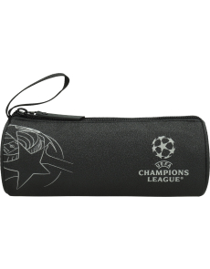 Несесер UEFA, объл, 20х8х8 cm, черен