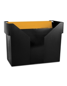 Архивен бокс Donau за вис.папки + 5бр.папки, черен